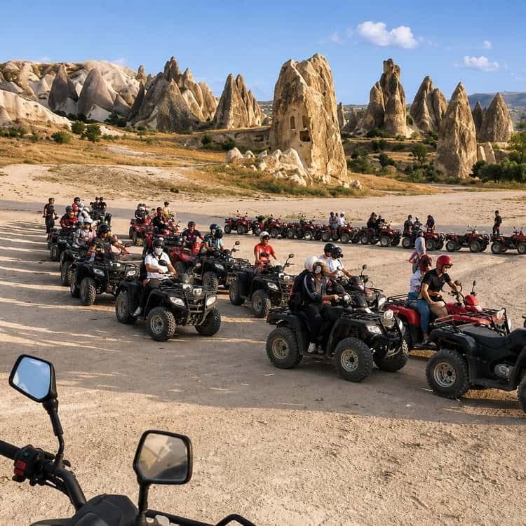ATV riders in Cappadocia